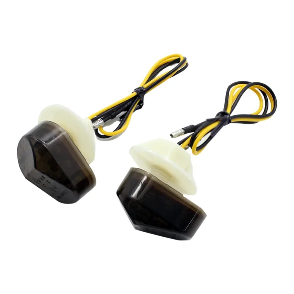 2 قطعة دراجة نارية بدوره إشارات مؤشر LED وامض أضواء فوتو فلاش لمبة المحرك