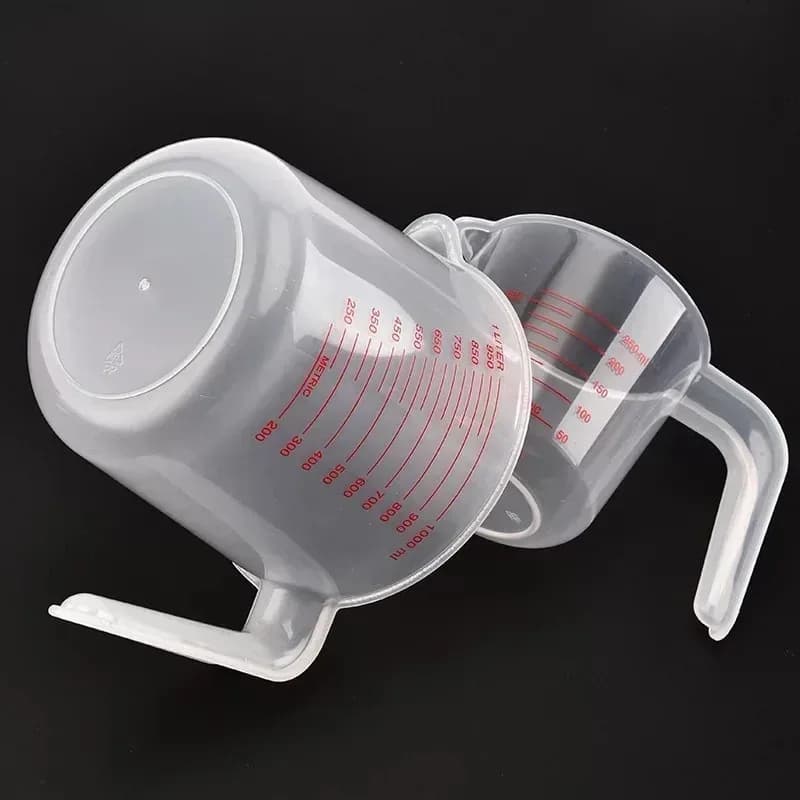 3 قطعة أكواب قياس سائل الخبز PVC مقياس كوب البلاستيك قياس حجم كوب أدوات المطبخ