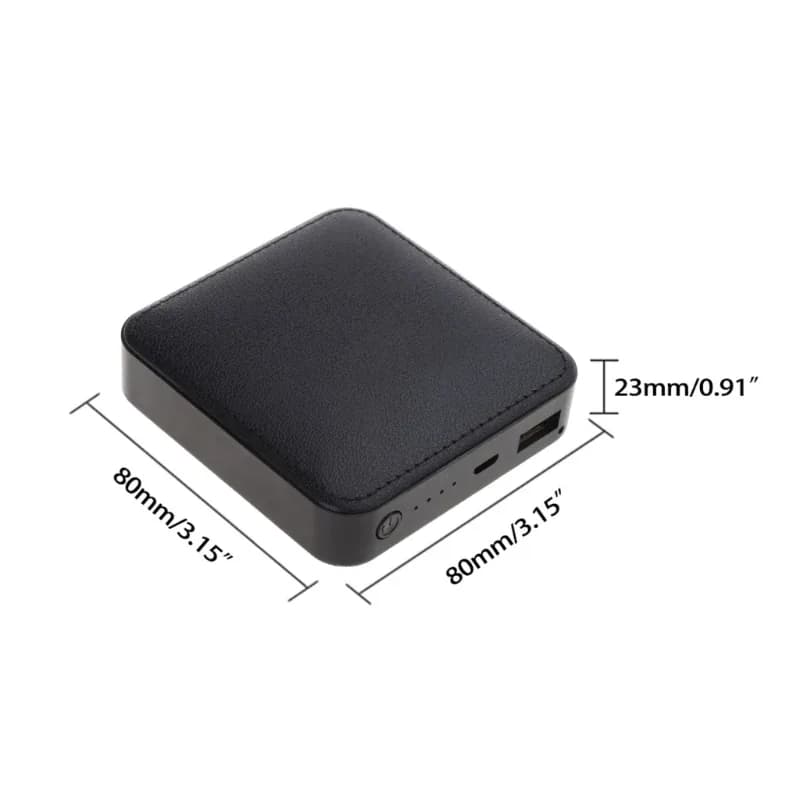 الكرتون مربع شاحن صغير 8000mAh المحمولة في الهواء الطلق قوة البنك التخييم