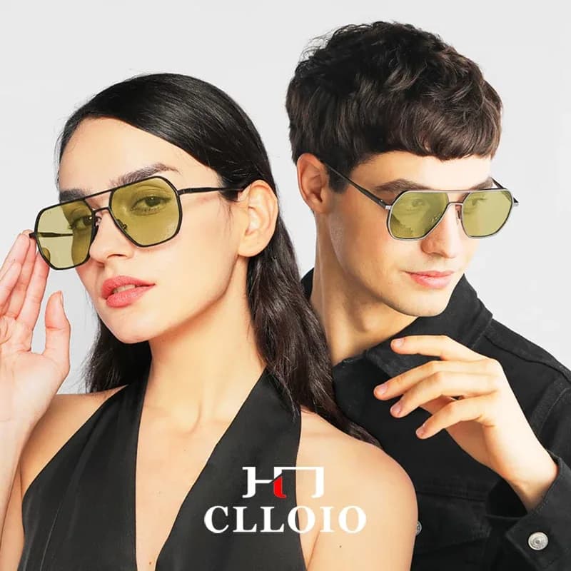 CLLOIO المضادة للوهج يوم للرؤية الليلية نظارات الرجال النساء الاستقطاب القيادة