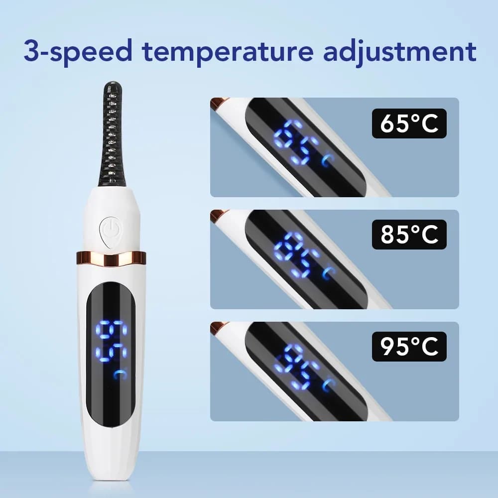 بكرة رموش كهربائية ساخنة ، أداة تجعيد الرموش الساخنة ، USB ، رموش العين