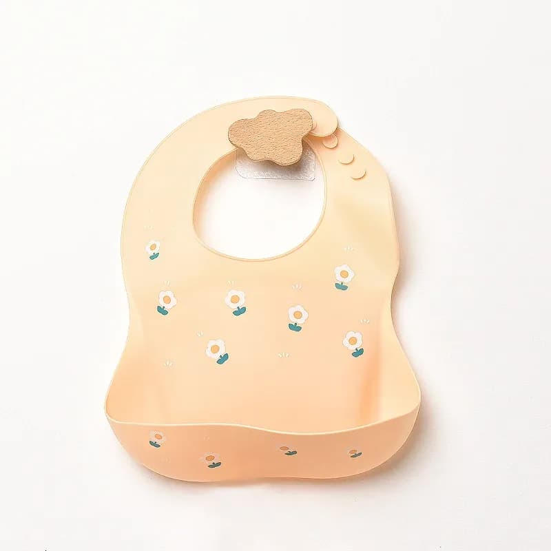 INS Baby Bibs BPA الحرة مقاوم للماء لينة سيليكون اللعاب الصلبة يقطر الموز مريلة