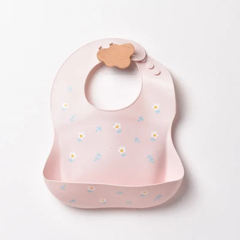 INS Baby Bibs BPA الحرة مقاوم للماء لينة سيليكون اللعاب الصلبة يقطر الموز مريلة