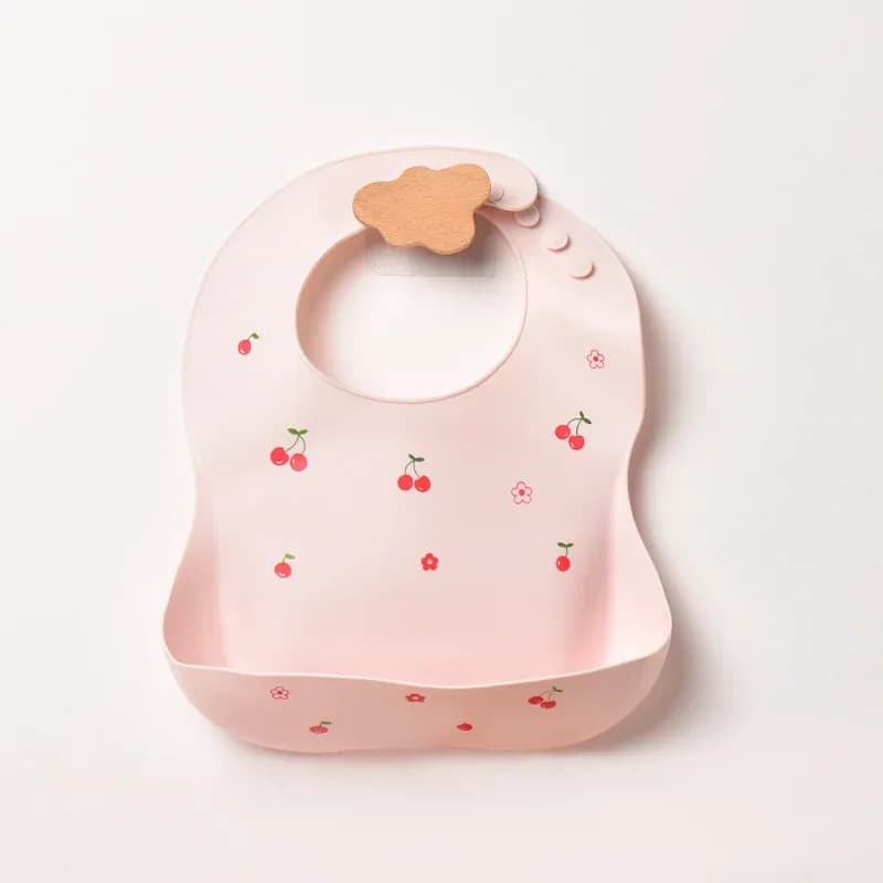 INS Baby Bibs BPA الحرة مقاوم للماء لينة سيليكون اللعاب الصلبة يقطر الموز مريلة