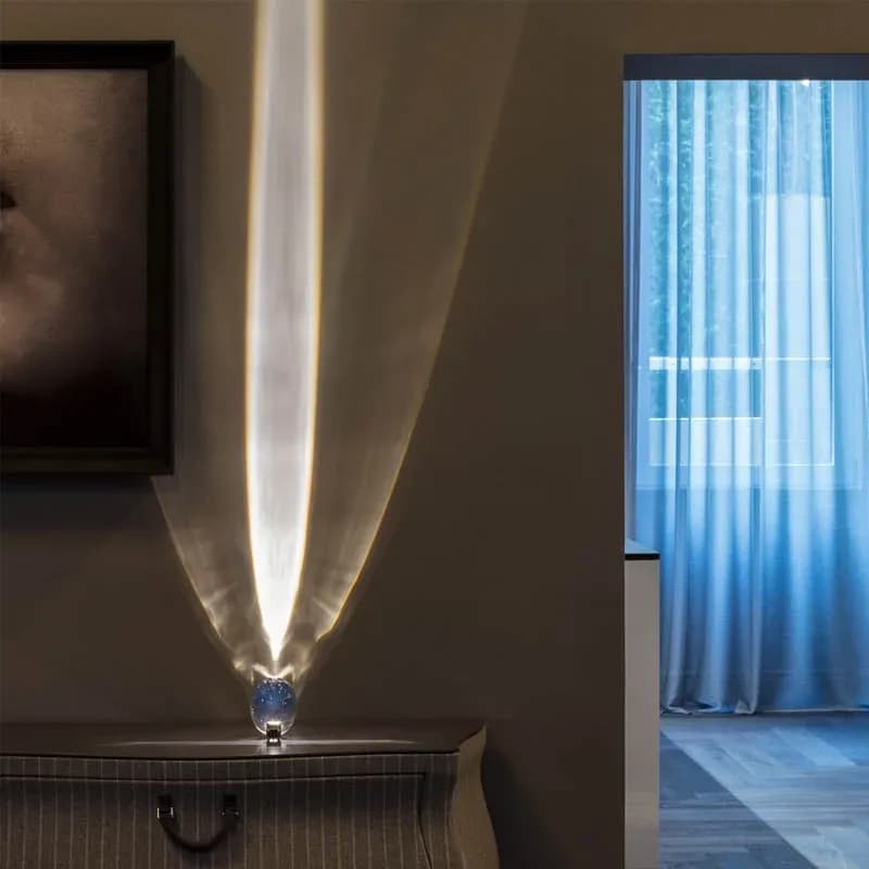مصباح طاولة مصمم إيطالي Led كريستال عين السماء شحن مجاني مصابيح على شكل بيضة