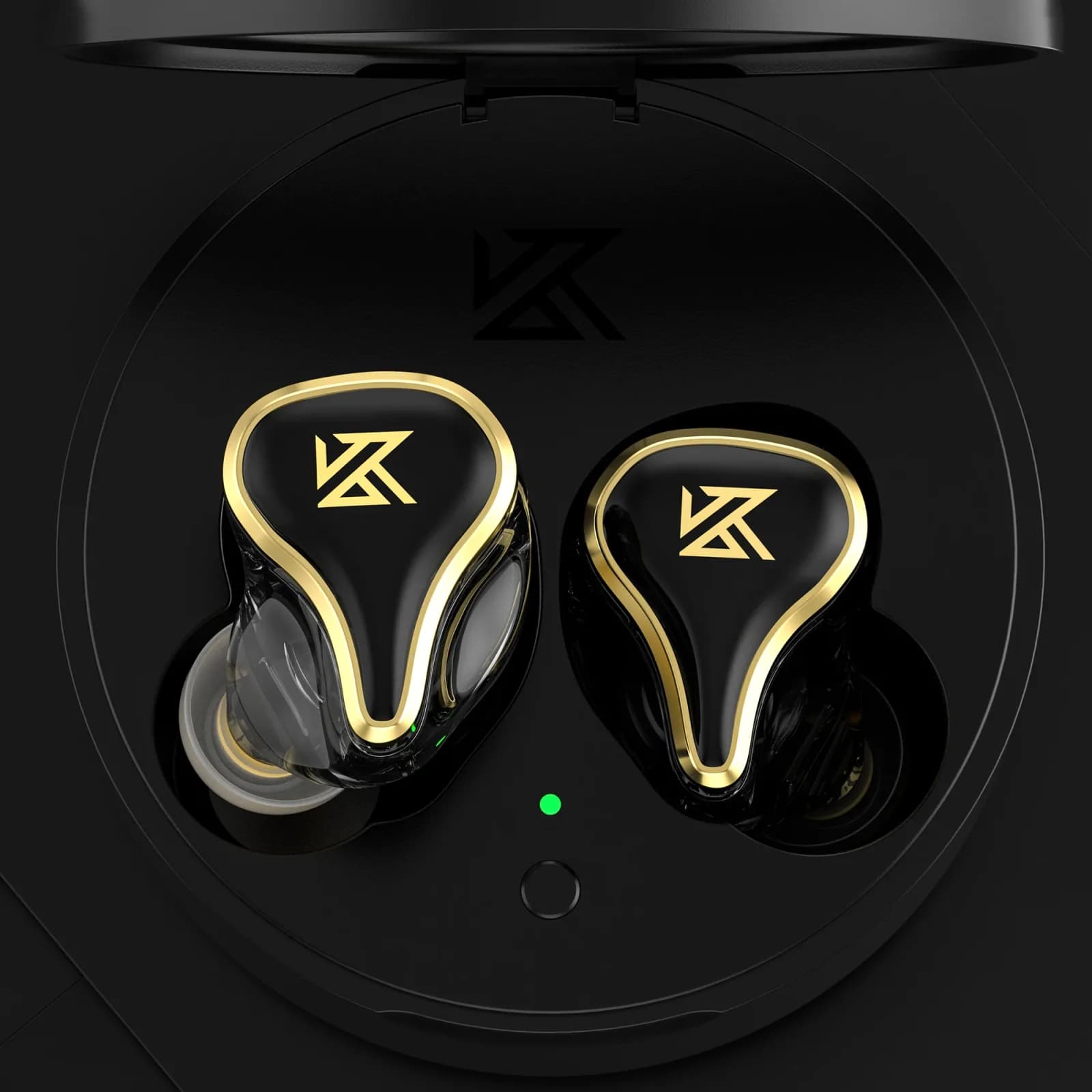 KZ سماعات بلوتوث 5.2 TWS سماعات لاسلكية هجينة HiFi لعبة سماعات أذن رياضية SK10