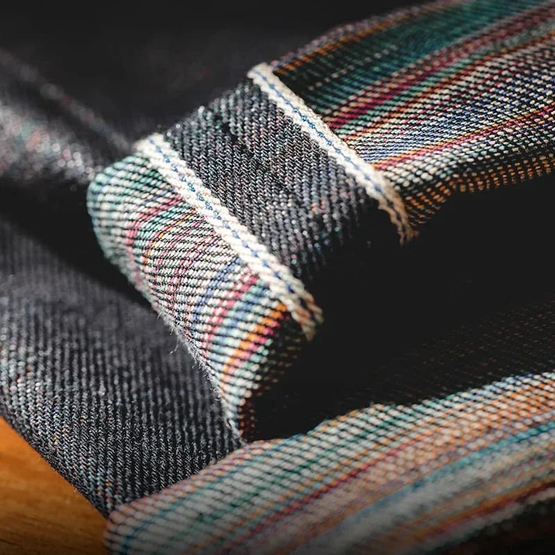 Maden Vintage 13.5OZ Selvedge جينز خام من قماش الدنيم سروال دينم مستقيم للرجال
