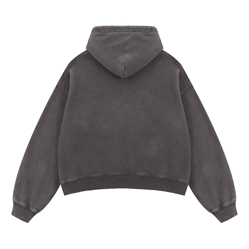 الرجعية الشتاء رجل غسلها الصوف هوديس Sweatpants للجنسين فضفاض مقنعين البلوفرات