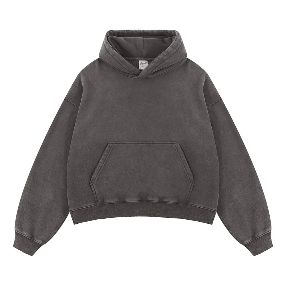 الرجعية الشتاء رجل غسلها الصوف هوديس Sweatpants للجنسين فضفاض مقنعين البلوفرات