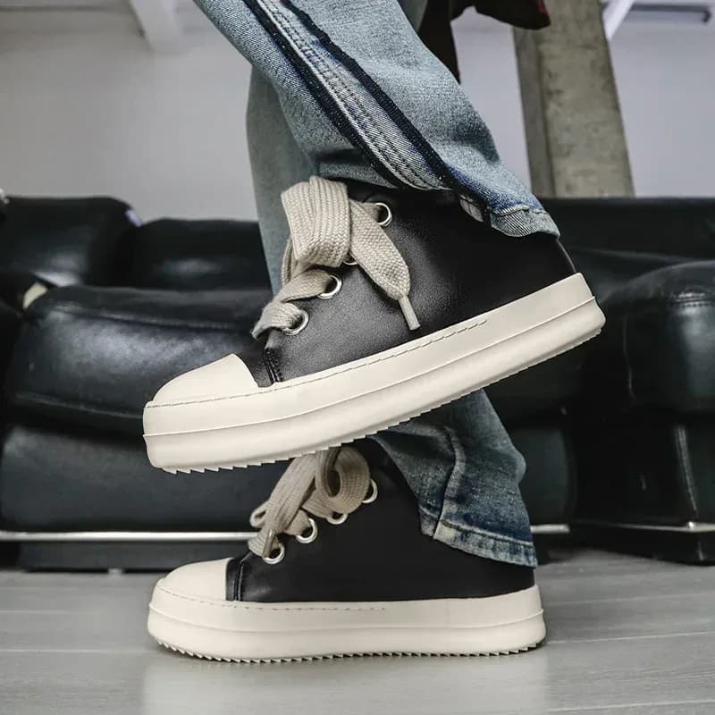 أحذية رياضية رجالي أحذية بولي Leather جلد الصيف أحذية رياضية كاجوال طالب حذاء
