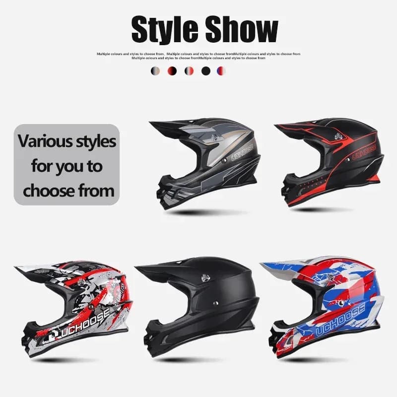 خوذات الدراجات النارية ، خوذة موتوكروس ، منحدرات ، منحدرات ، خوذة الطرق الوعرة