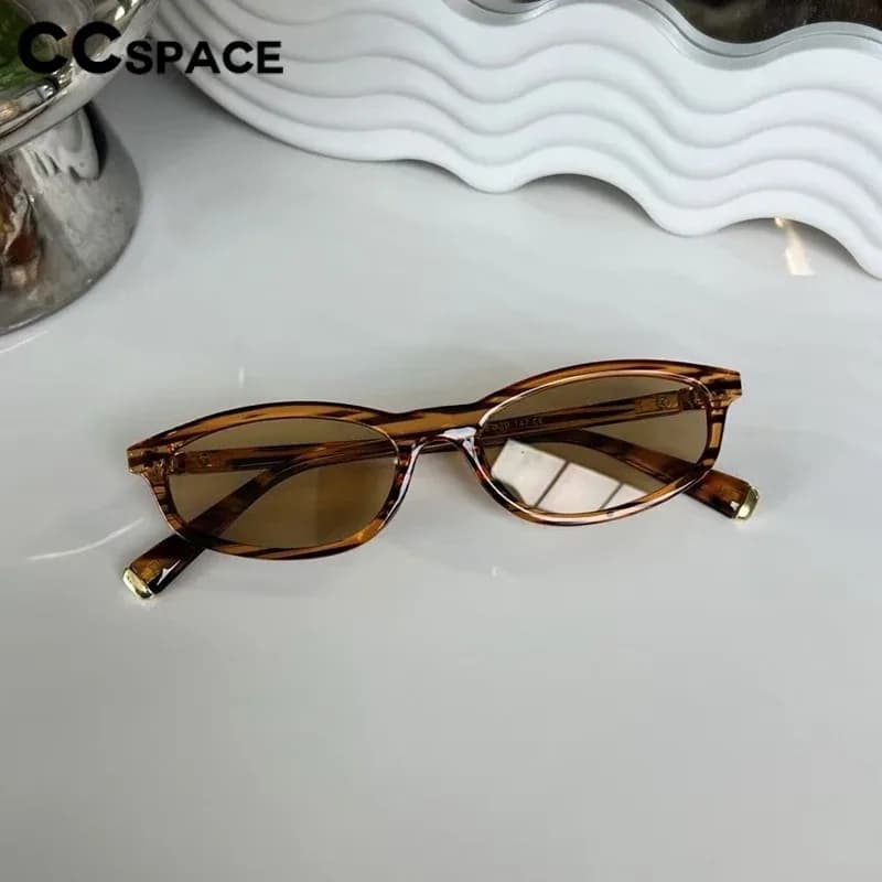 نظارات كلاسيكية بإطار صغير للنساء على شكل قطة نظارات شمسية راقية للسيدات ماركات