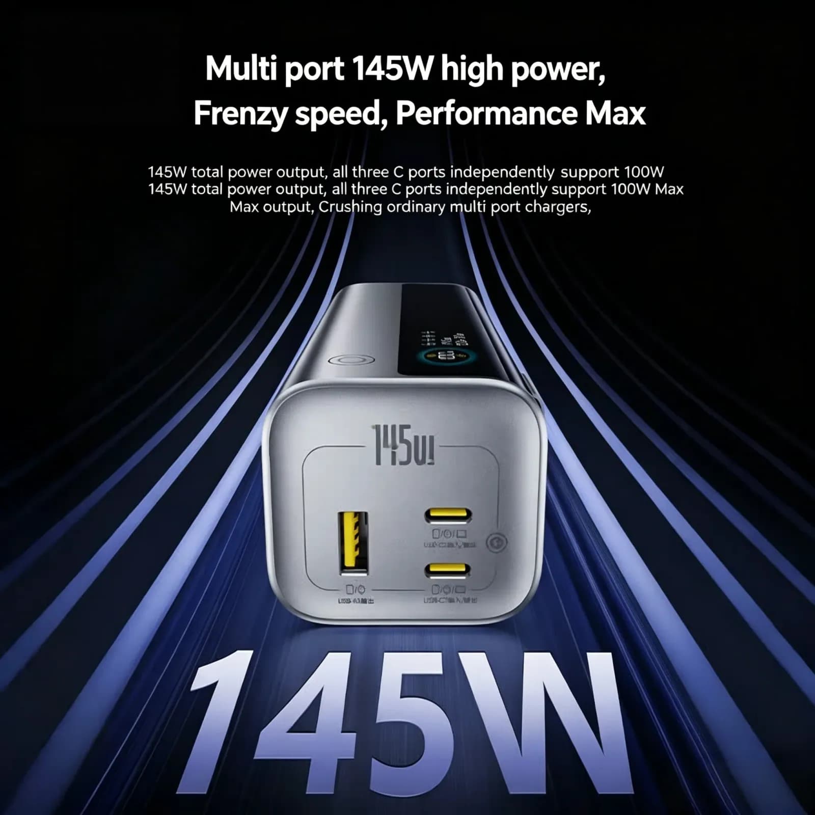 Baseus 3C Certified 20000mAh 145W Power Bank Airplane Allowed Outdoor Charger For iPhone