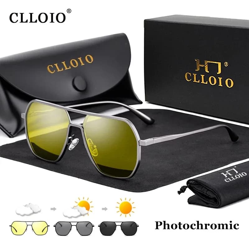 CLLOIO المضادة للوهج يوم للرؤية الليلية نظارات الرجال النساء الاستقطاب القيادة