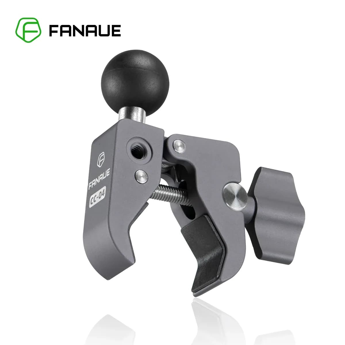 FANAUE الألومنيوم 1 بوصة الكرة المقود المشبك قاعدة تثبيت ل مزدوجة المقبس الذراع