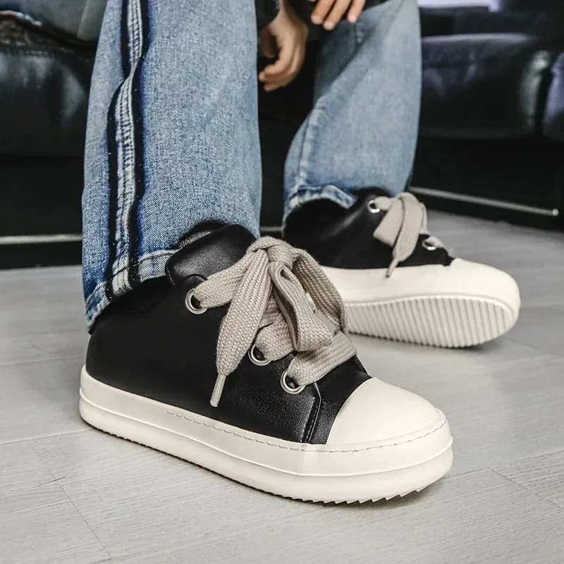 أحذية رياضية رجالي أحذية بولي Leather جلد الصيف أحذية رياضية كاجوال طالب حذاء
